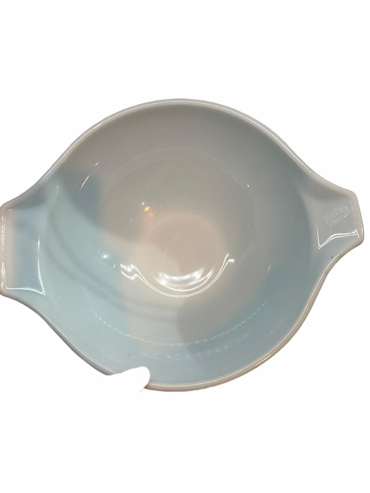 Vintage Pyrex 444 Turquoise Butterprint Cinderella Bowl