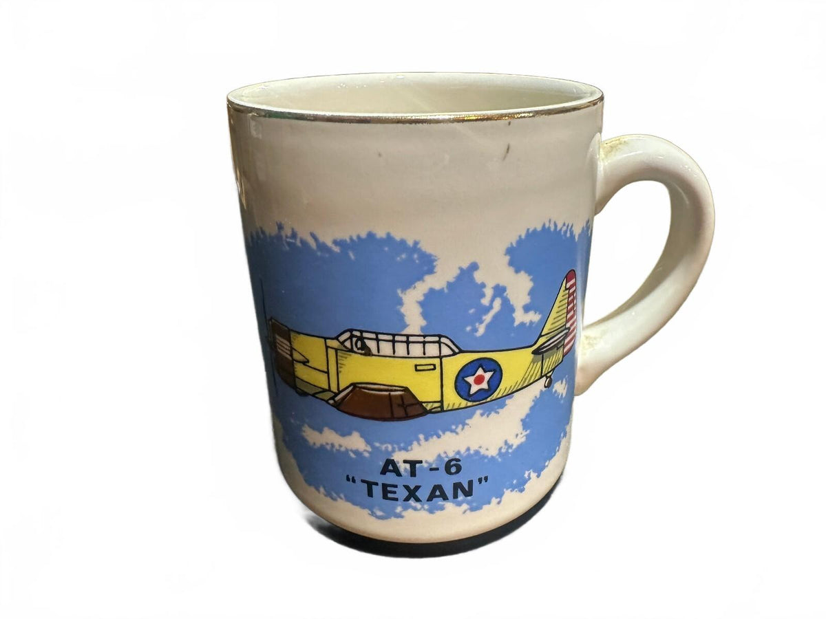 Vintage The Mugger AT-6 Texan WWII Airplane Mug