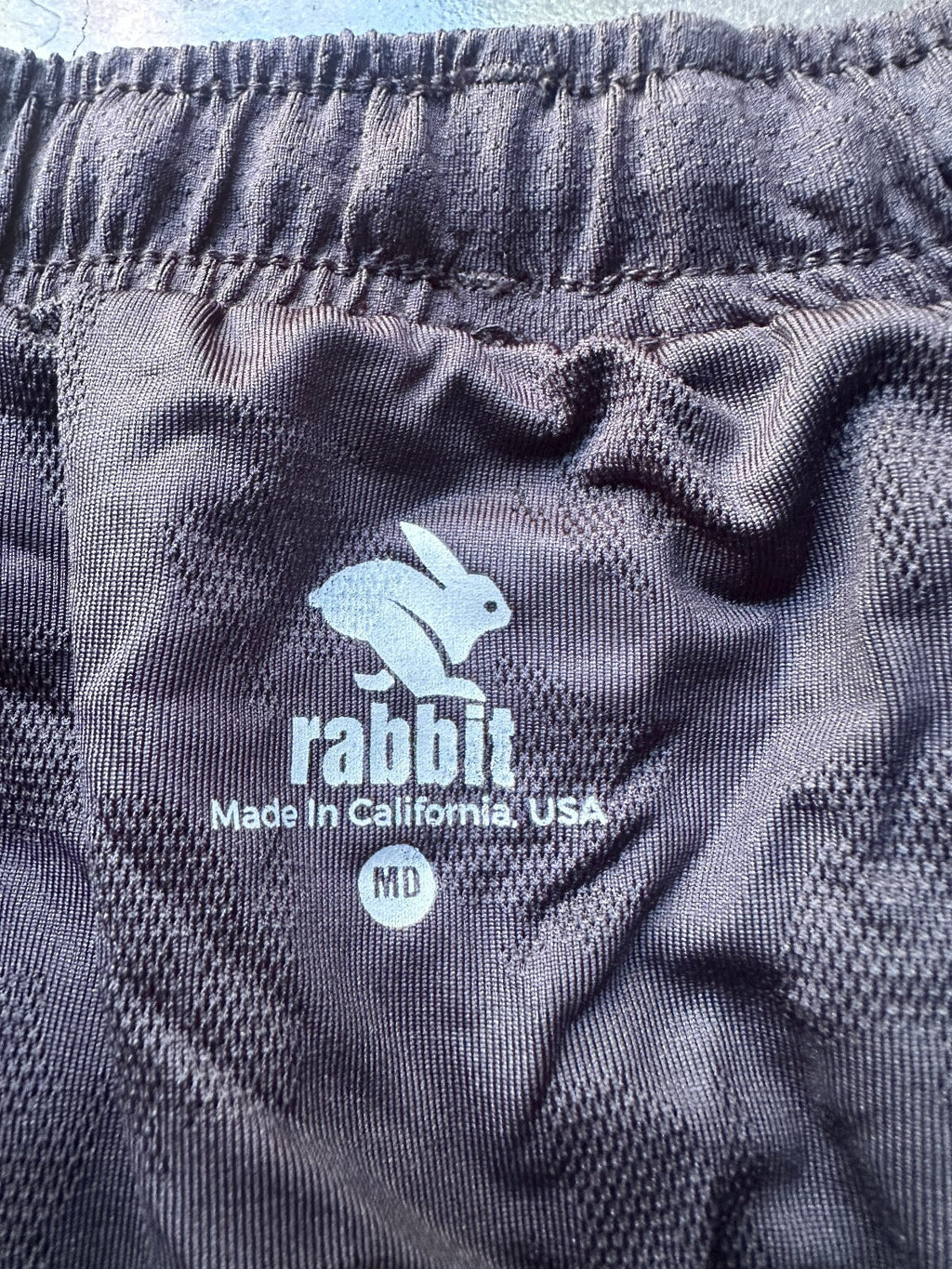 Rabbit Green Black Running Shorts USA Medium