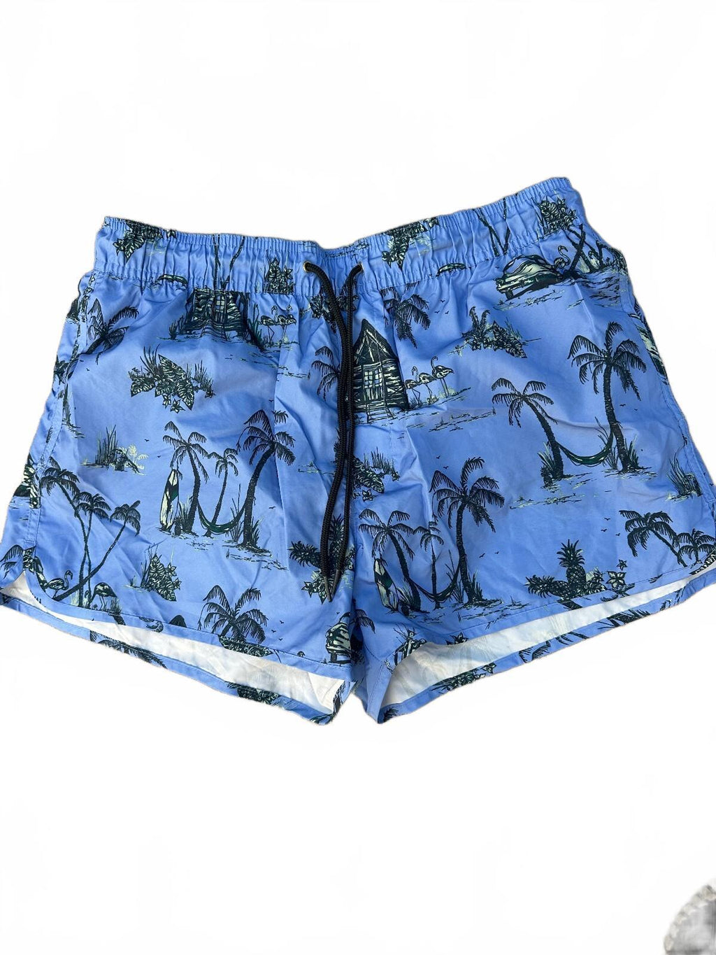 Men’s Swim Trunks Bundle Large H&M Old Navy Palm Turtle