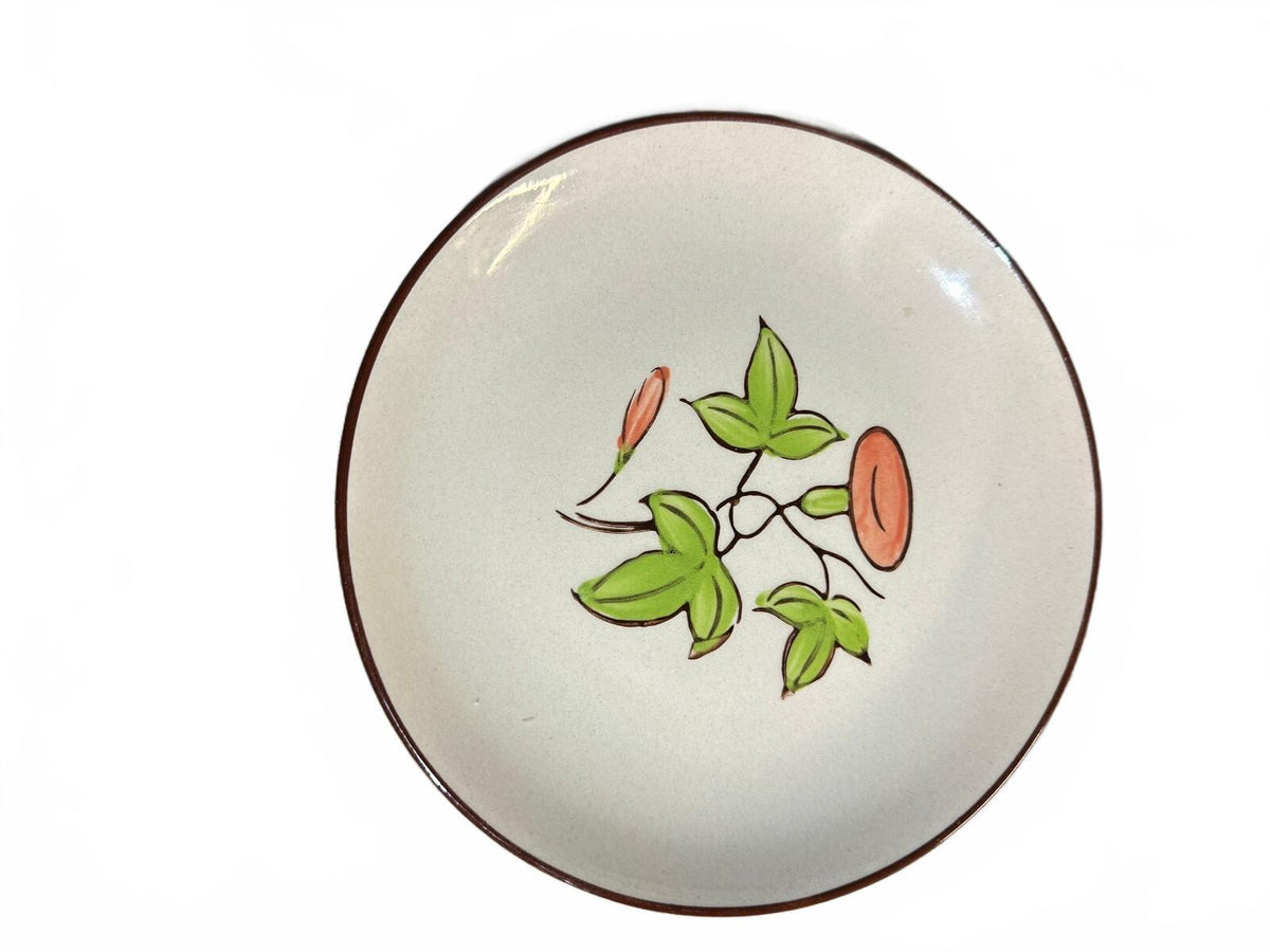 4 Vintage I. Magnin Korea Floral Dessert Plates 6.75"