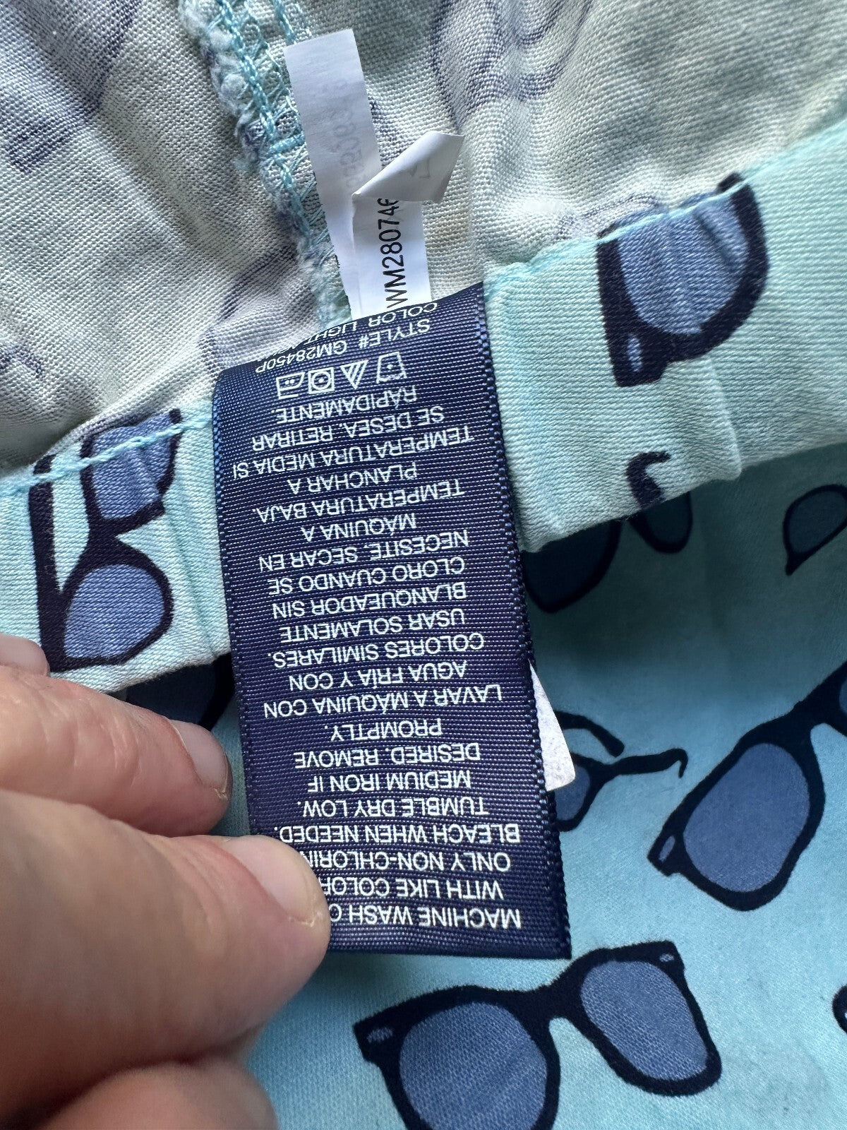 George NWT Sunglasses Print Shorts XL 40-42 Aqua