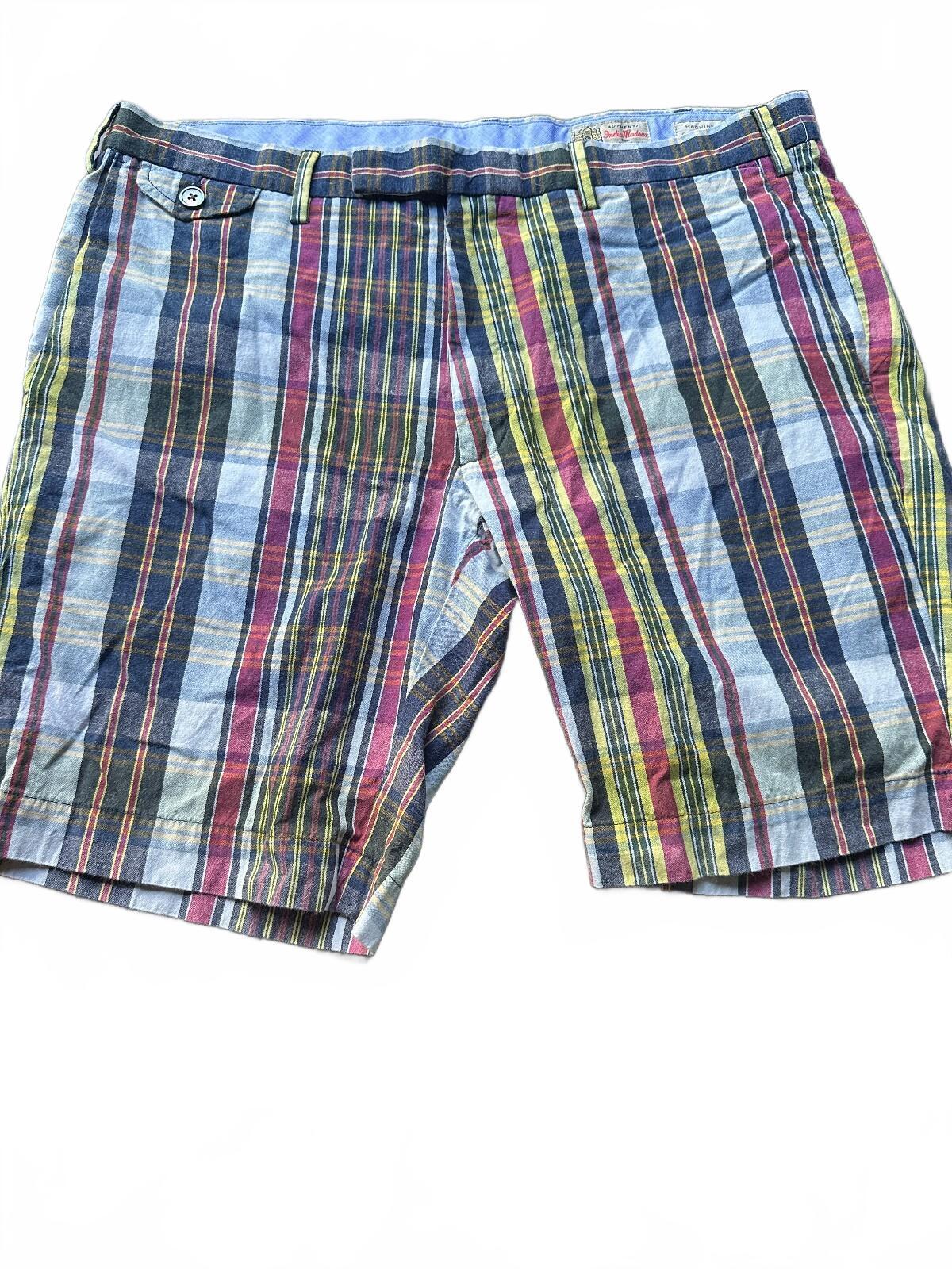 Polo Ralph Lauren Madras Plaid Shorts 34 Slim Fit