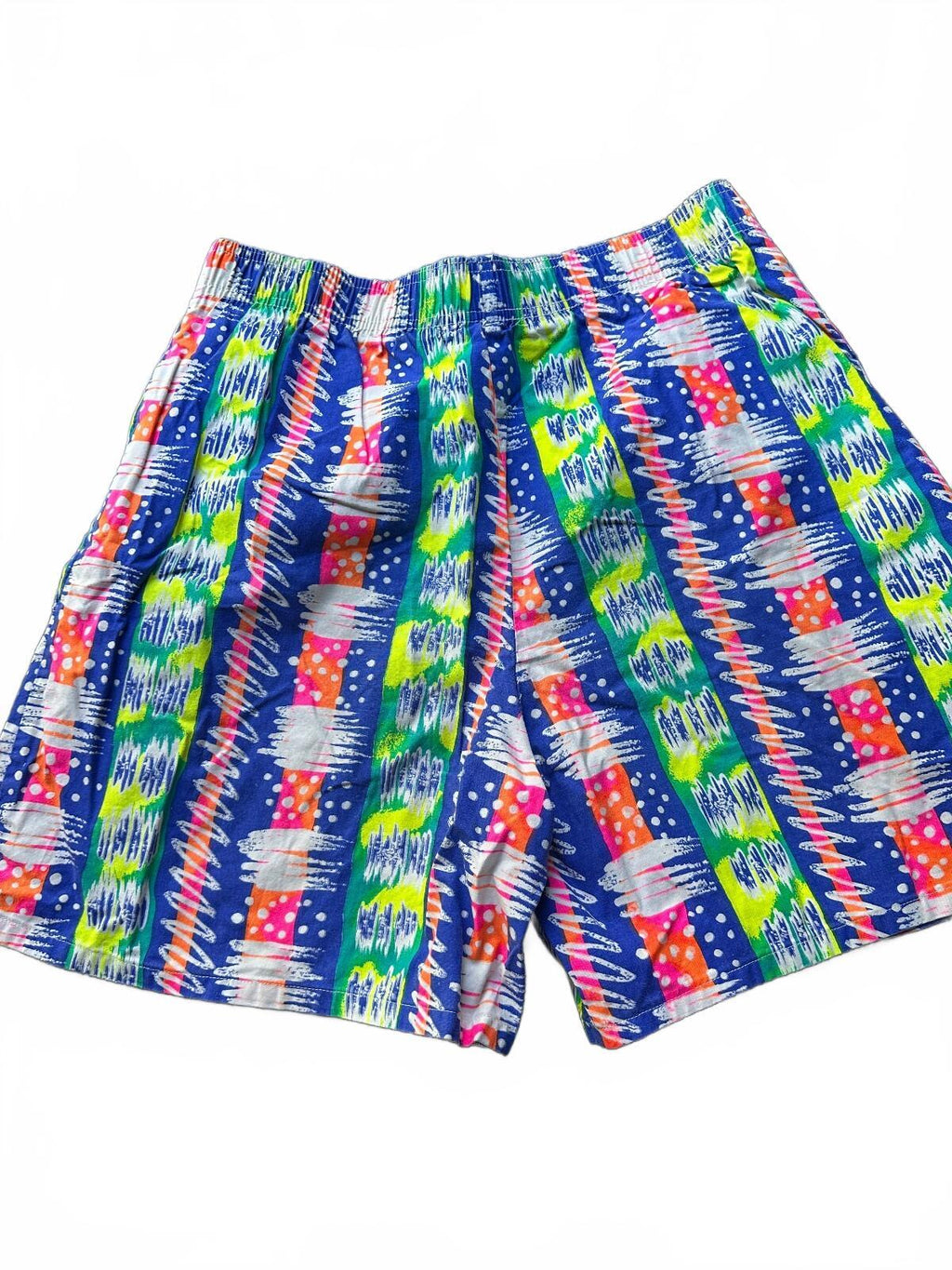 KOS USA Tribal Print Swim Trunks Large