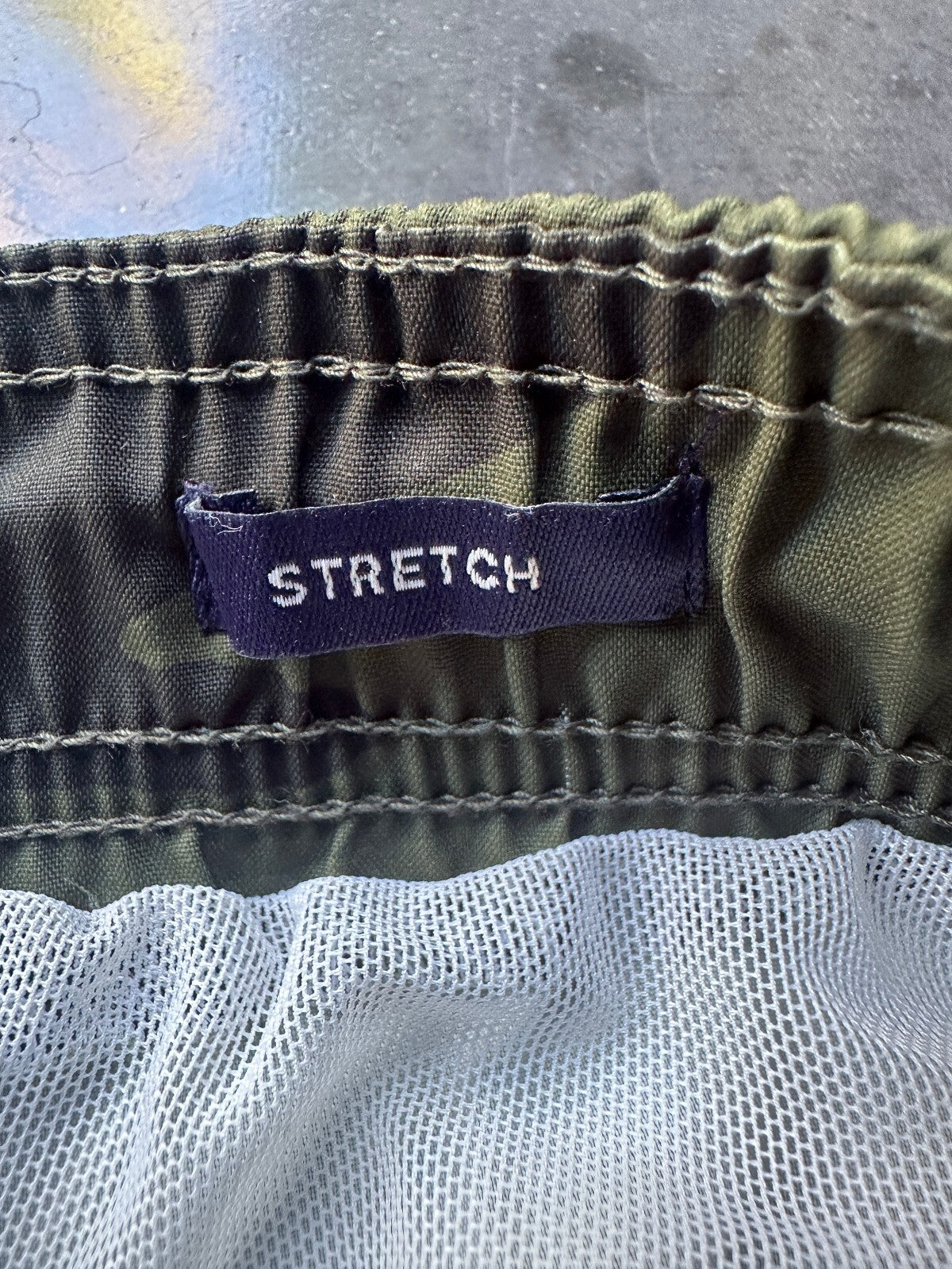 Abercrombie & Fitch Camo Swim Trunks Large