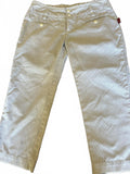 Hollister Navy Ticking Stripe Capri Pants XL