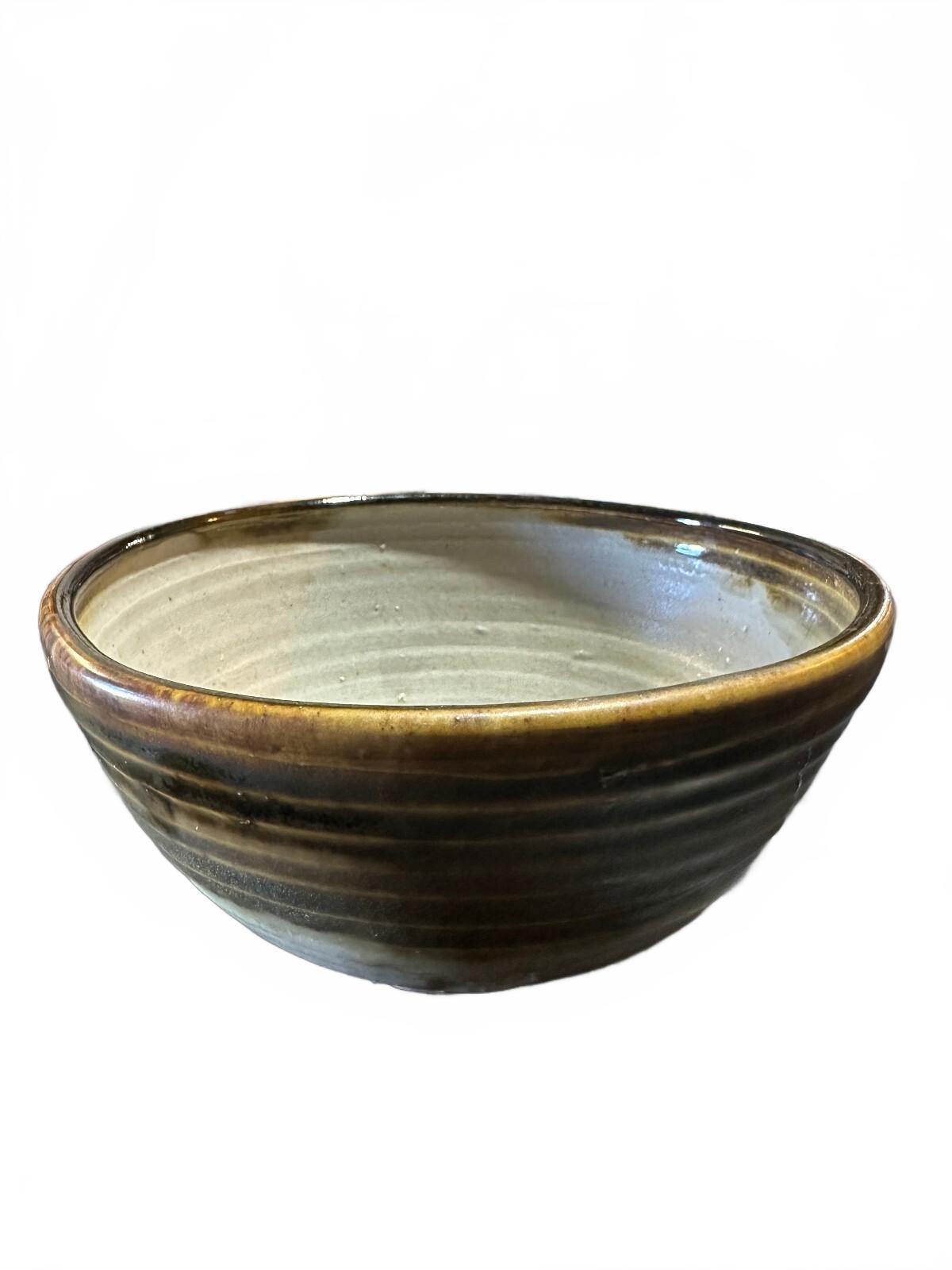 Signed Studio Pottery Stoneware Bowl CSUS 6.25"
