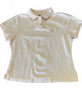 Façonnable Yellow Cropped Polo Shirt Women's S