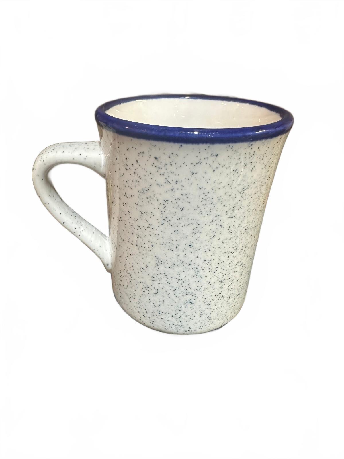 Vintage Syracuse China Blue Speckled Mug USA