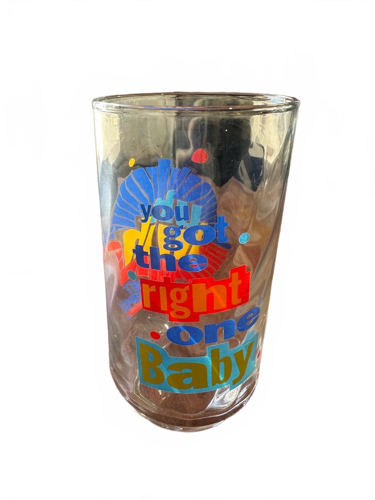 Vintage 1990s Diet Pepsi Uh Huh Ray Charles Glass