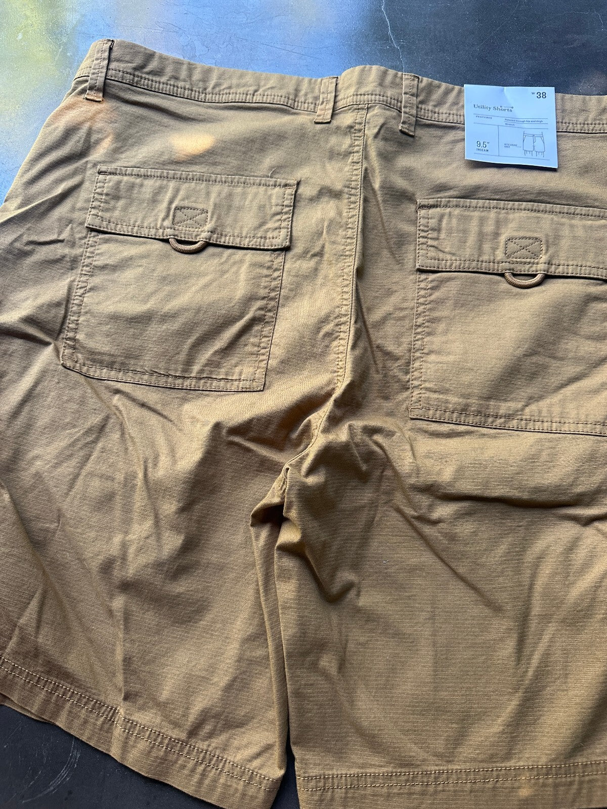Goodfellow & Co NWT Tan Cargo Shorts 38