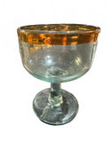 Vintage Gold Band Footed Sherbet Dessert Glass 4.75"
