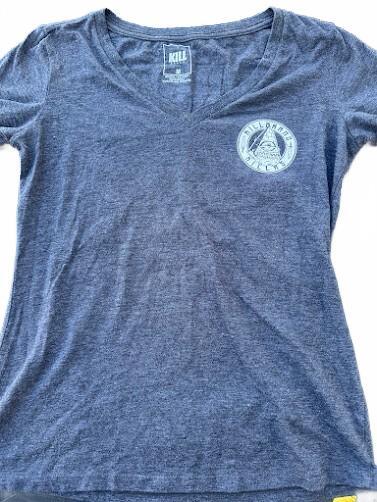 Kill Brand Go Home Graphic V-Neck Tee M