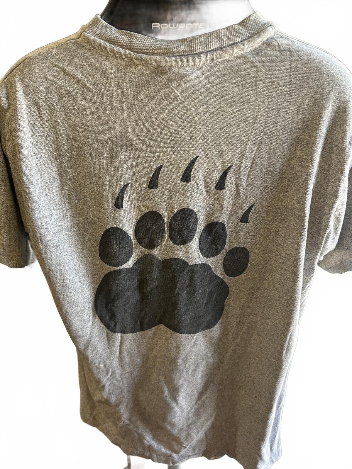 Bowdoin Polar Bear Graphic T-Shirt Gray M