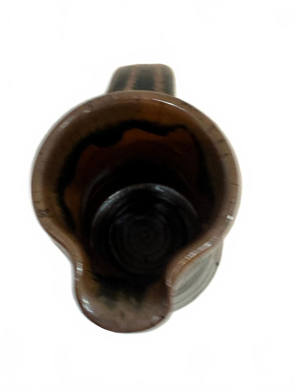 Vintage Hand Thrown Brown Studio Pottery Pitcher