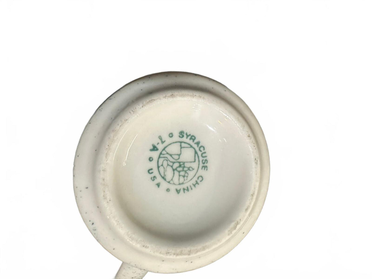 Vintage Syracuse China Blue Speckled Mug USA