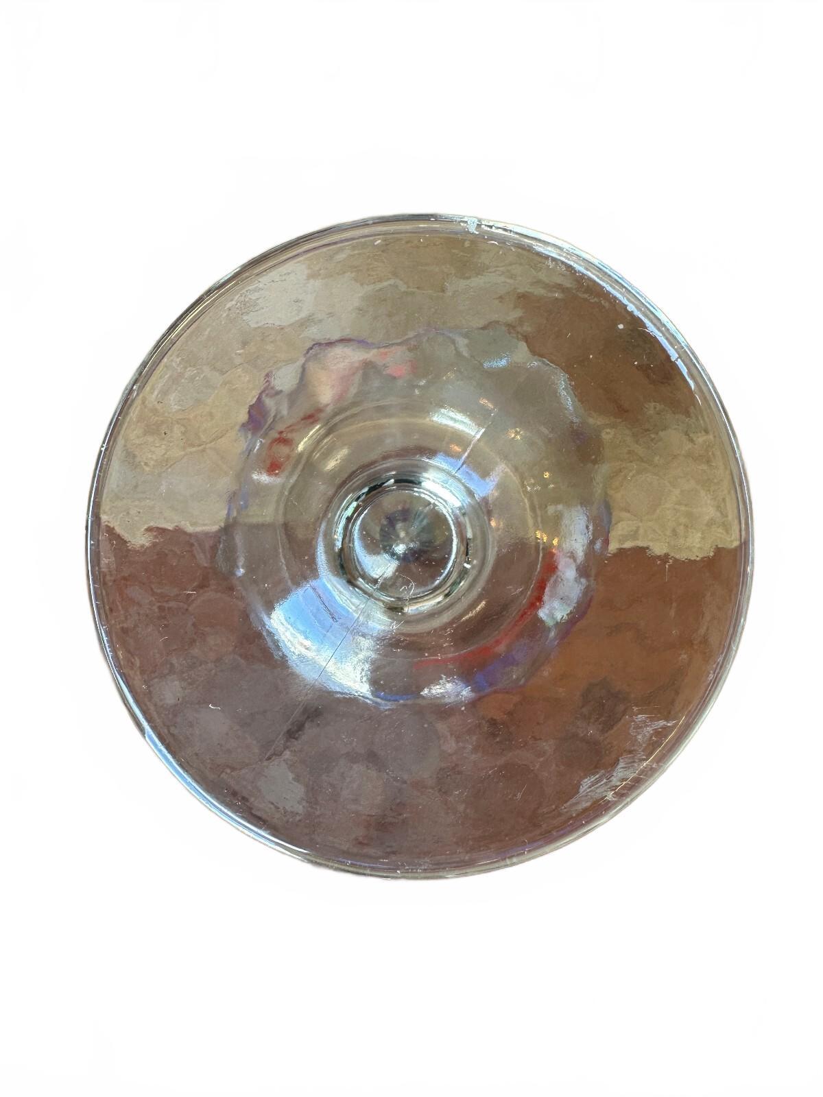 Vintage 1970 Hamm's Beer Thumbprint Goblet 6"