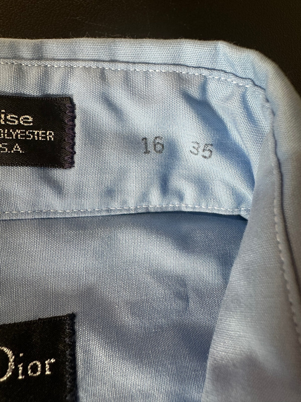 Christian Dior Monsieur Blue Dress Shirt USA