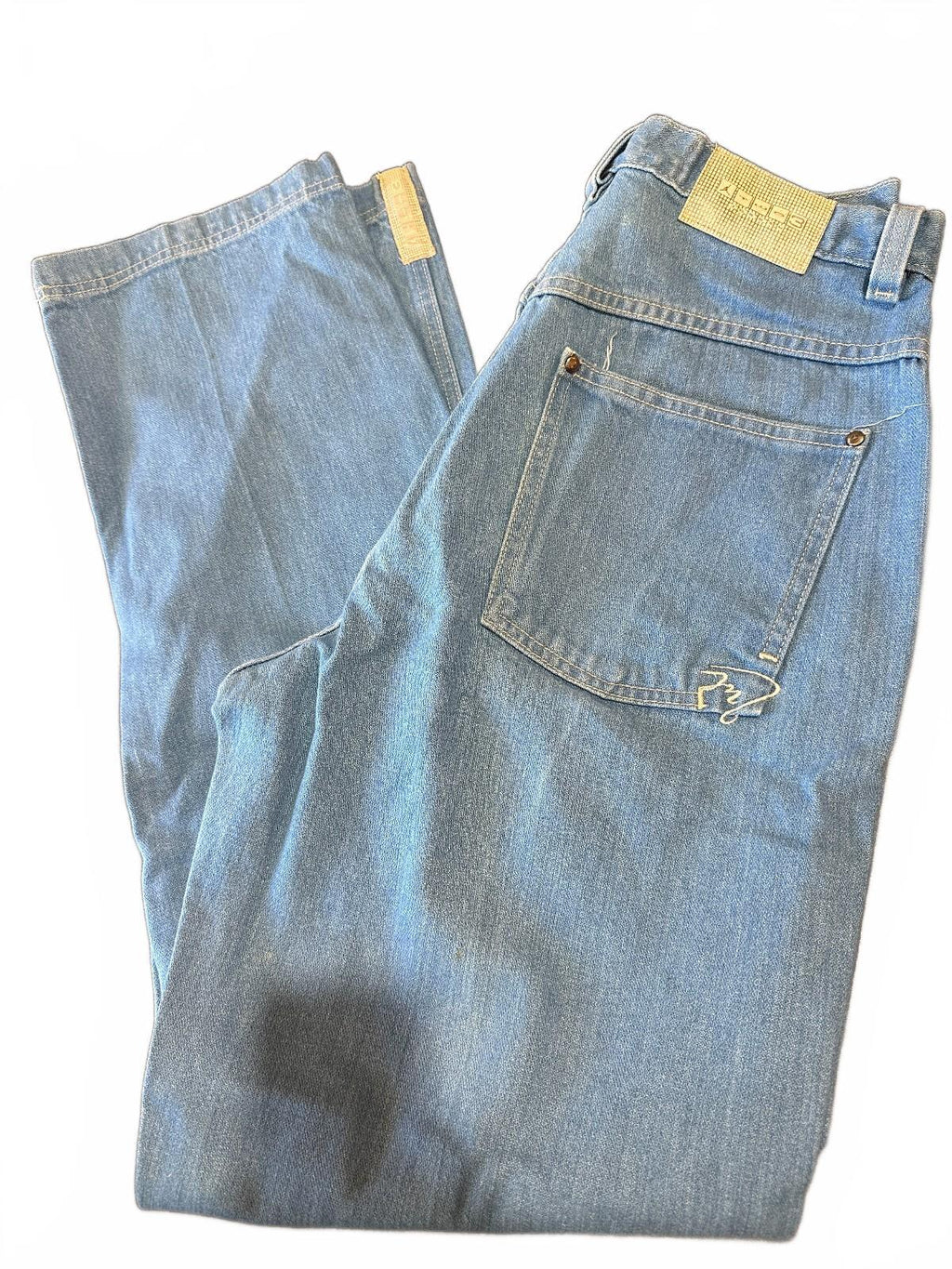 Vintage Jordan J-03 Men's Jeans 32x34 Light Wash Baggy