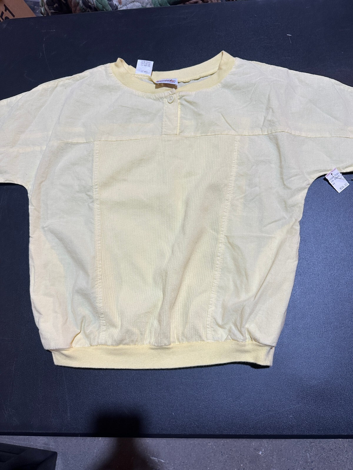Vintage Sunclothes Hawaii Yellow Pullover Shirt NWT S