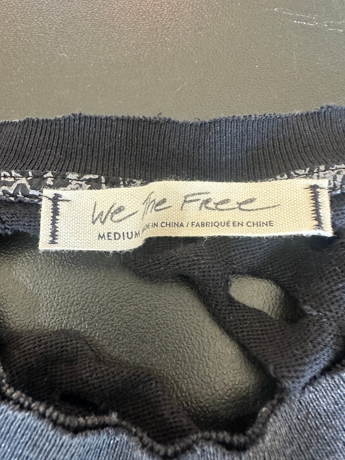 Free People We The Free Distressed Tee NWT Medium