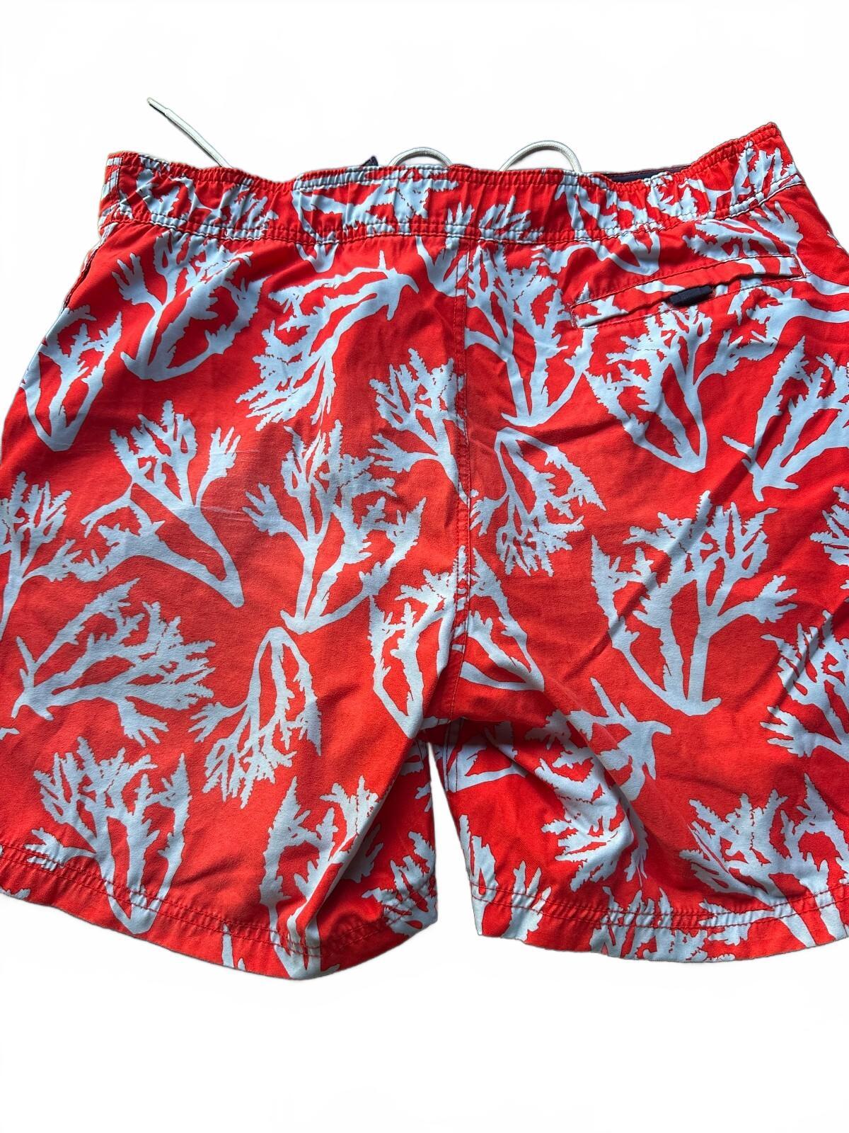 Nautica Coral Reef Print Swim Trunks Men's L