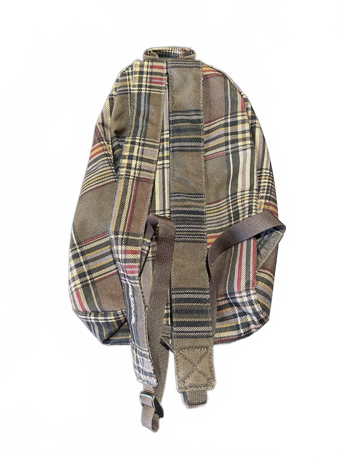 Dakine Plaid Mini Backpack Brown 14" School Travel
