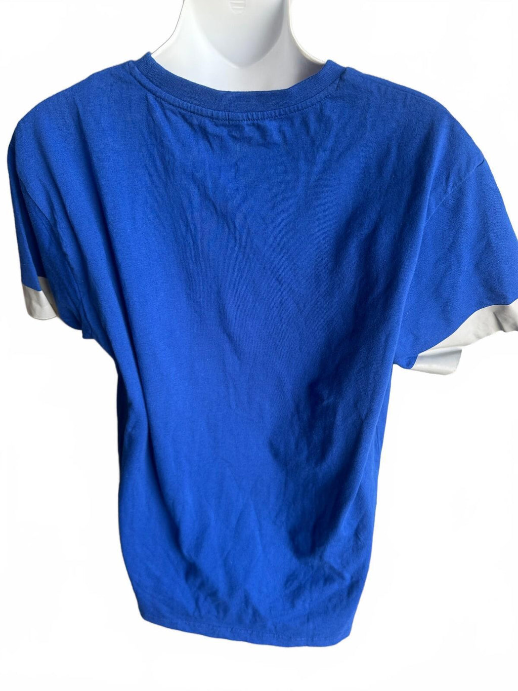 Penshoppe Blue Pocket Tee XL Silver Trim NWT