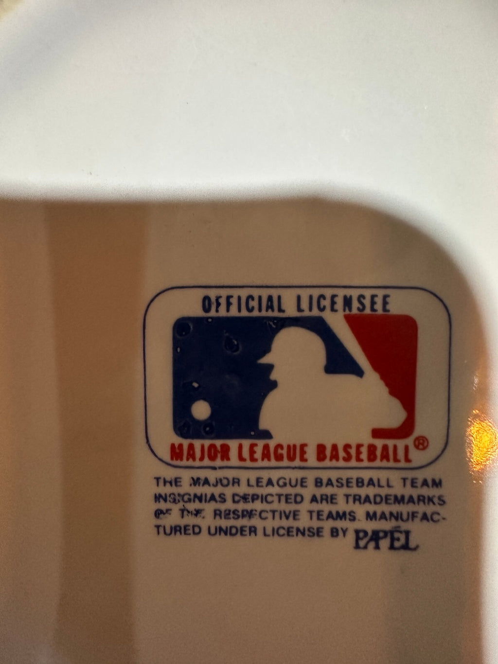 Vintage 1990s New York Mets Papel Pinstripe Mug MLB