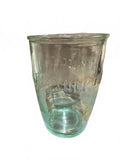 Vintage Italian Green Glass BECH-MILK Tumbler Italy