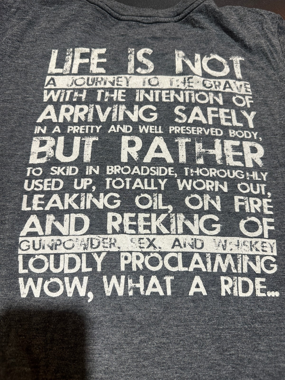 Ranger Up Gray Graphic T-Shirt Women's M
