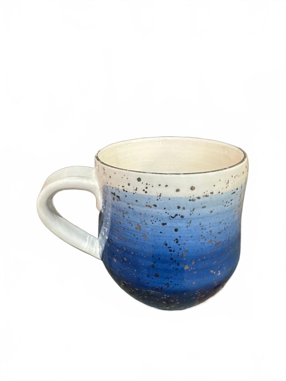 Suite One Studio Lindsay Emery Blue Splatter Mug