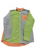 Chaps Colorblock Gingham Button Shirt Men's M