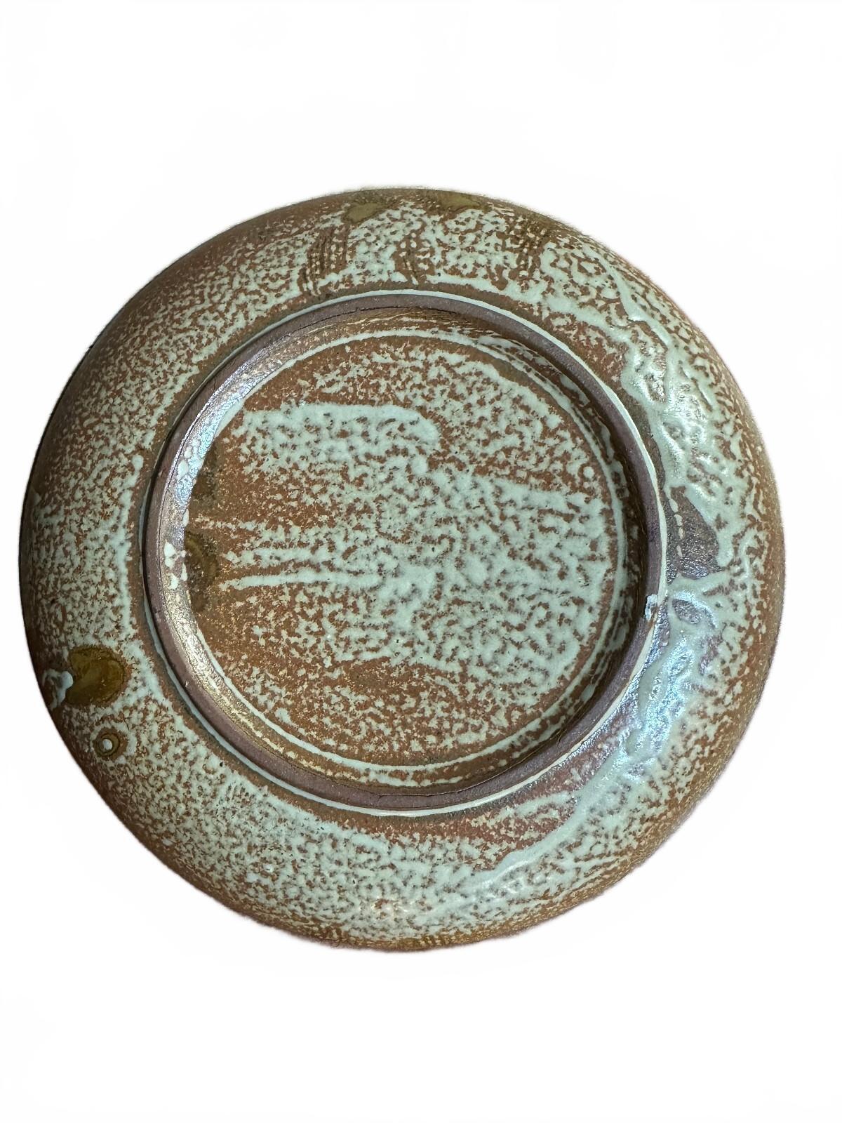 Vintage Studio Pottery Plates Set of 4 Handmade 7.5"