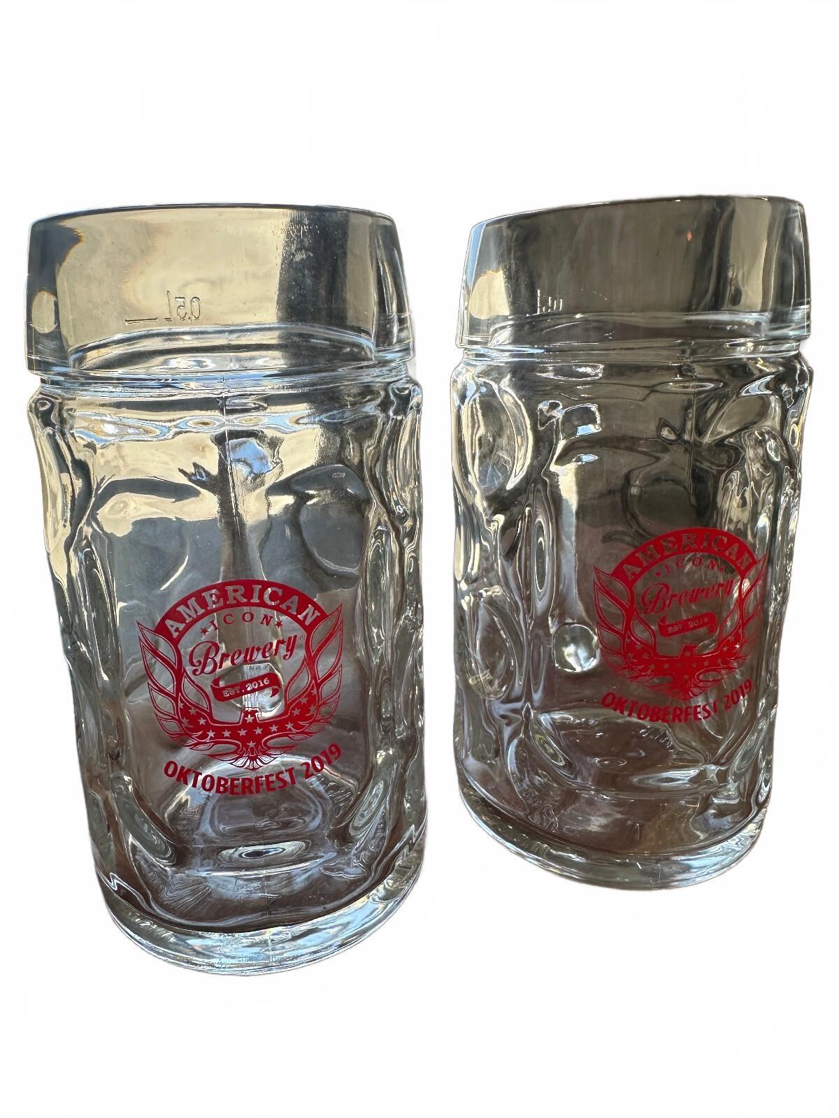 2 American Icon Brewery Oktoberfest 2019 Beer Steins