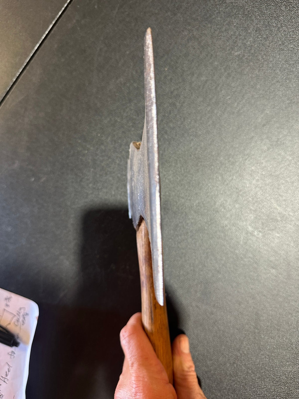 Antique W Hunt Hewing Hatchet Douglas Axe Co MA