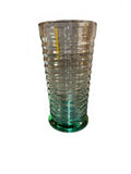Vintage Anchor Hocking Green Ribbed Tumbler 6.5"