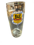 Vintage B&E Biere Memmingen German Beer Glass