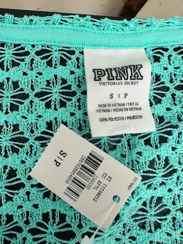 PINK Victoria's Secret Crochet Tank NWT