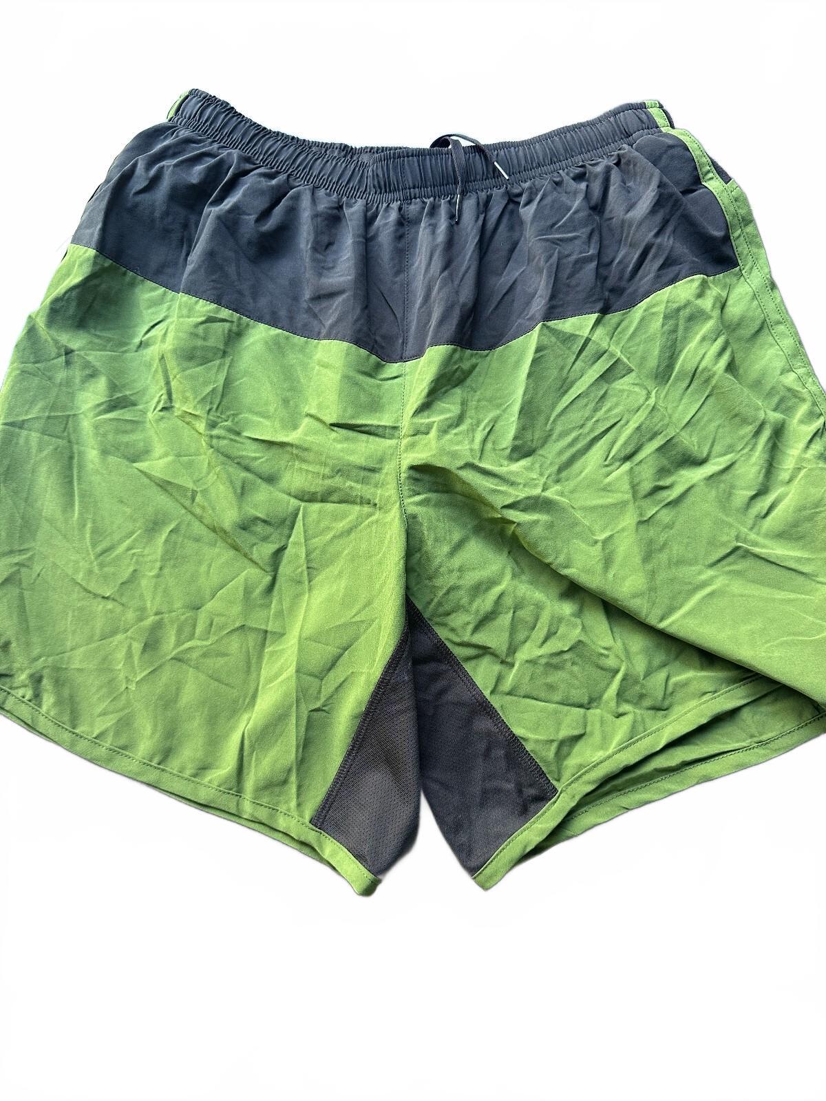Rabbit Green Black Running Shorts USA Medium