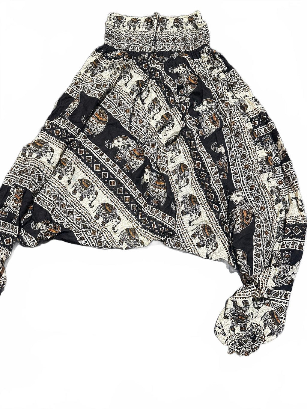 Elephant Print Harem Pants Boho One Size