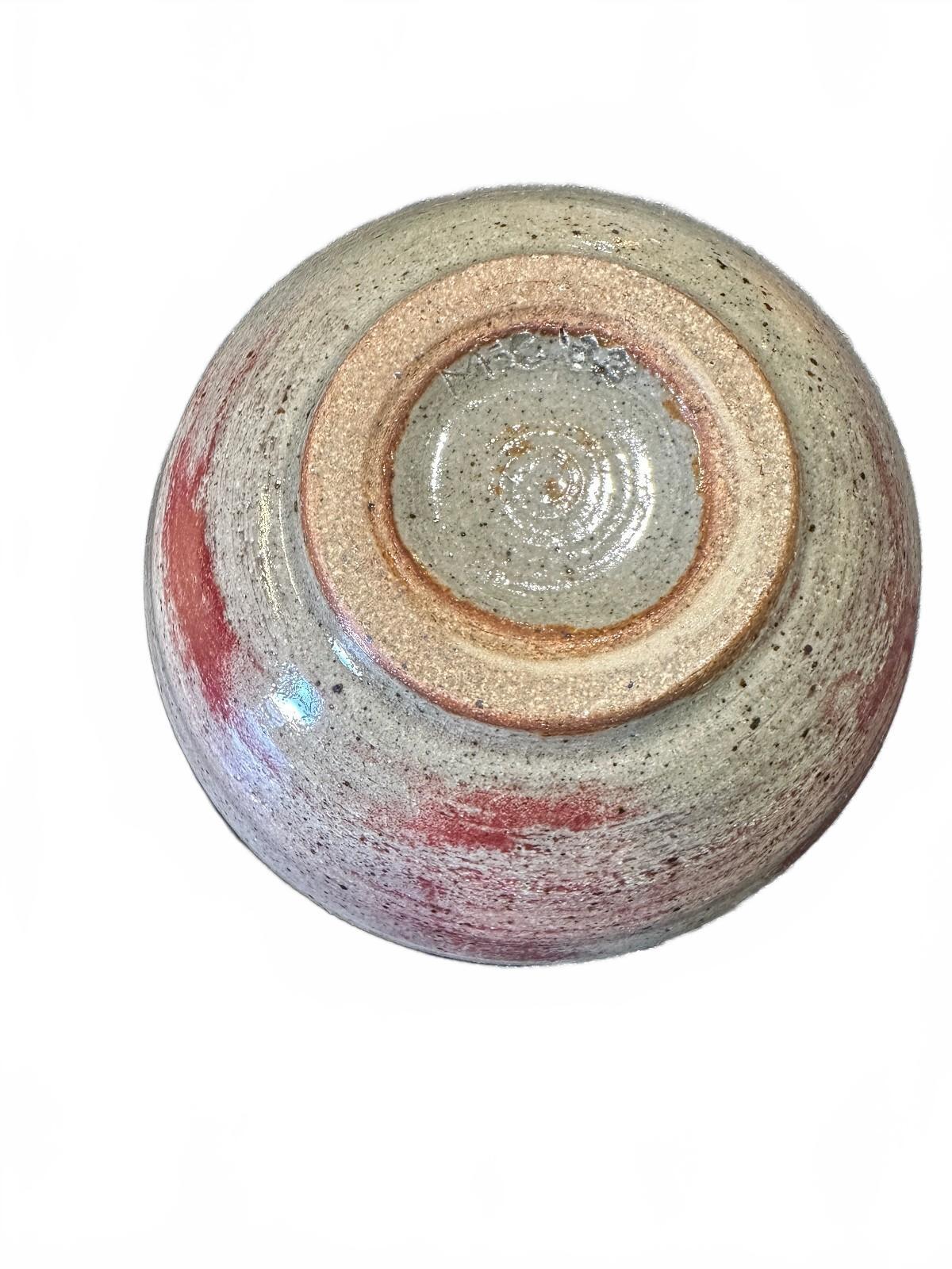 Set of 3 Studio Pottery Stoneware Bowls