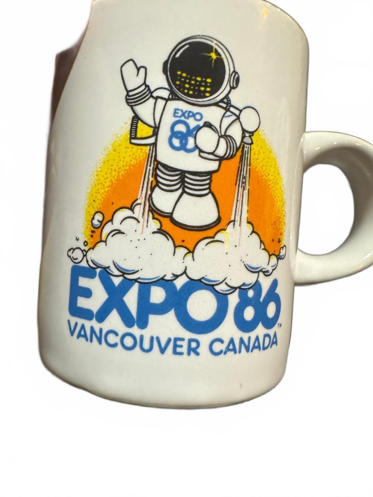 Vintage Expo 86 Vancouver Expo Ernie Mini Mug 1986