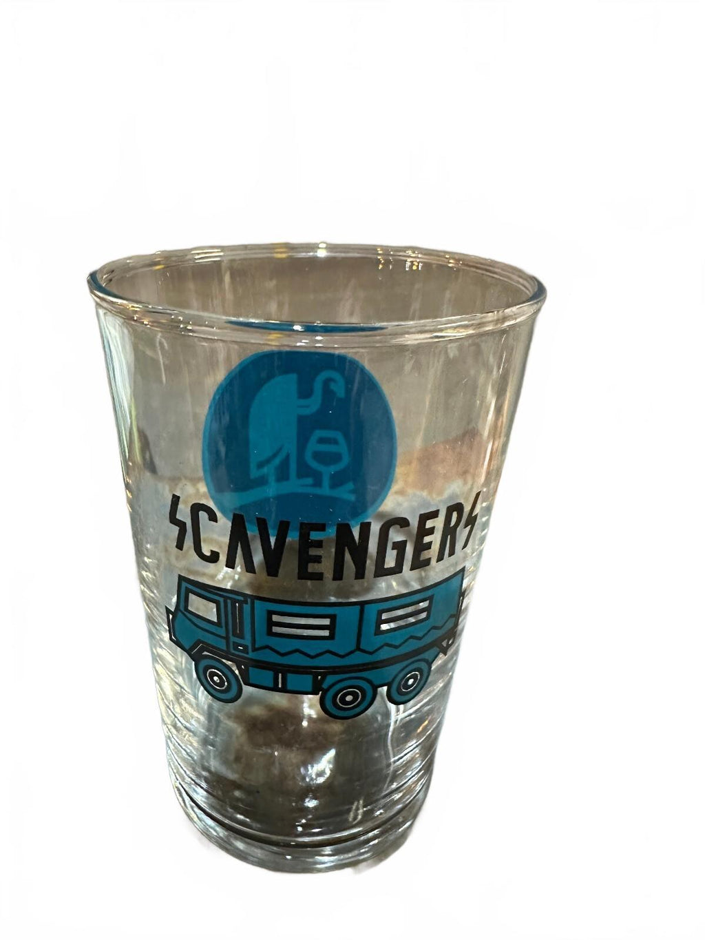 Vintage Scavenger Elephant Camper Juice Glass