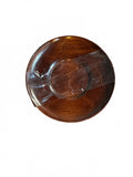 Vintage Wooden Coffee Tea Saucers Set of 14 4.75"