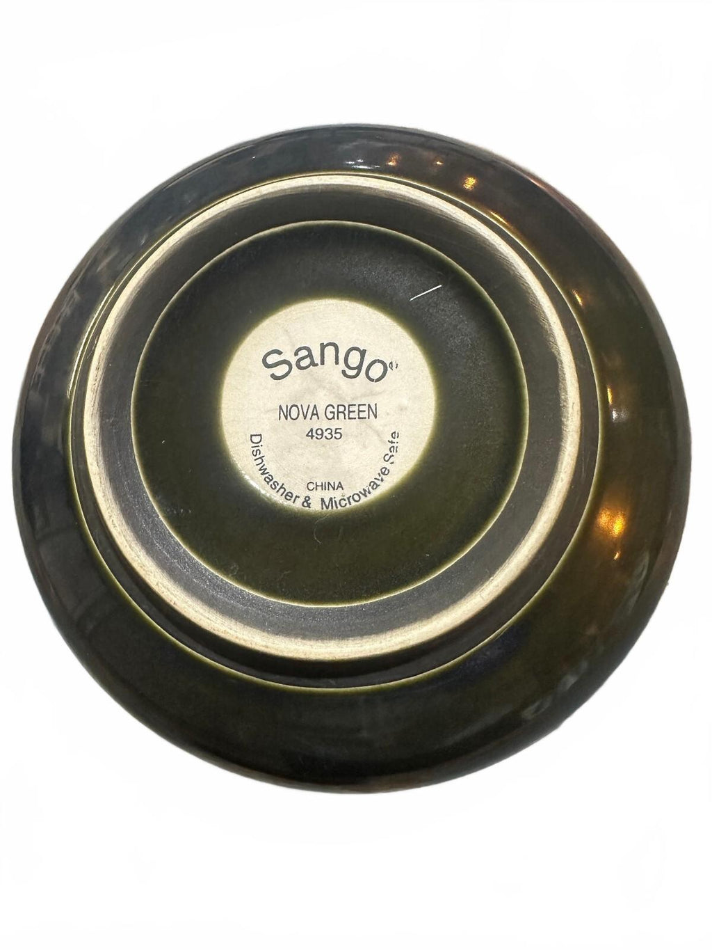 Sango Nova Green 4935 Cereal Soup Bowl 6.25"
