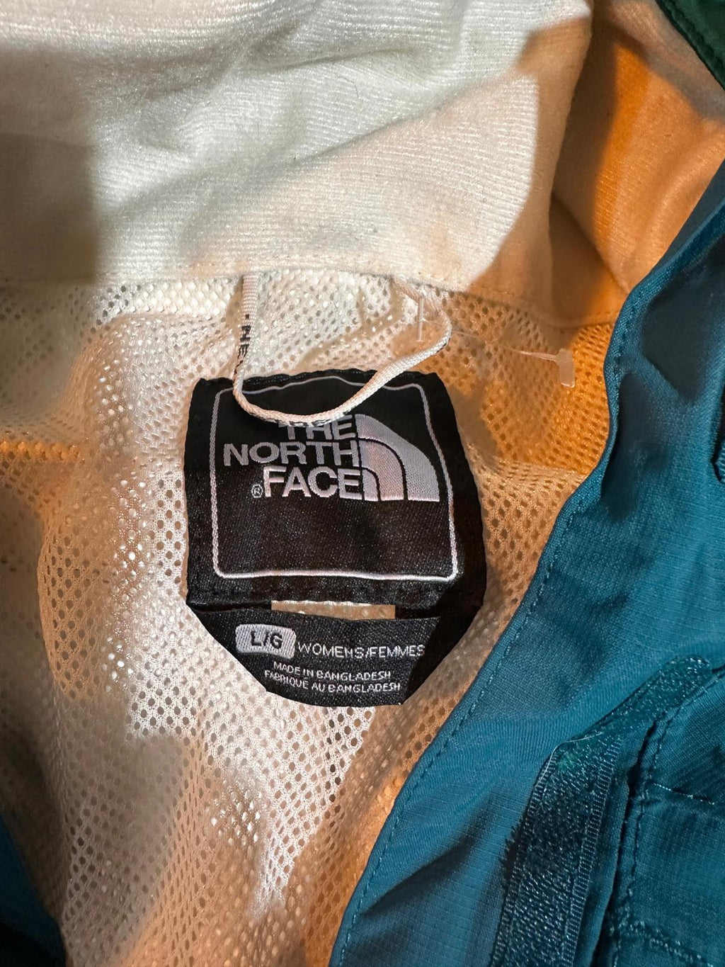 North Face Women’s Teal Hooded Ski Jacket L