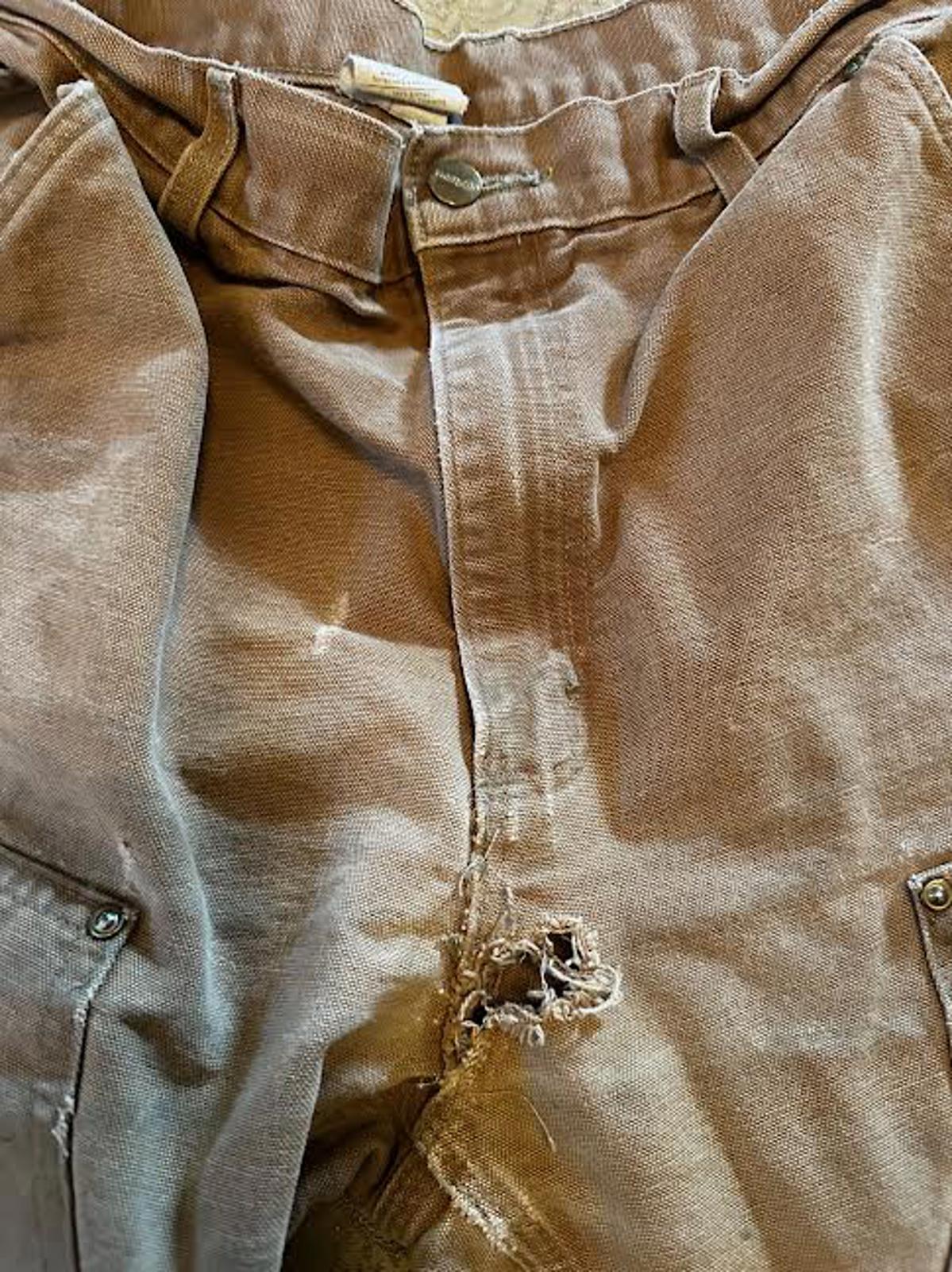 Vintage Carhartt B01 Brown Duck Work Pants 34×30
