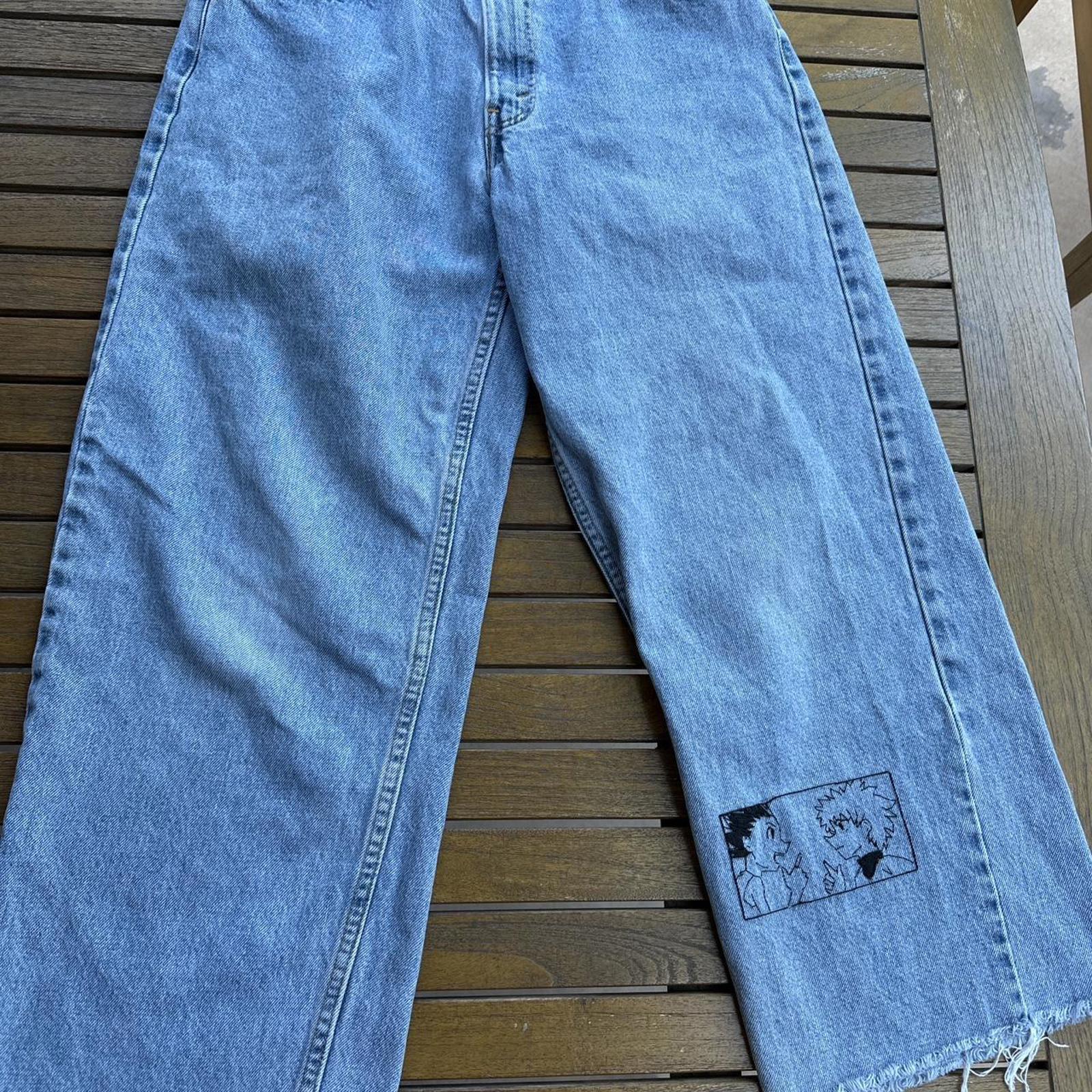 Authentic Levi’s 567 jeans in a loose fit with extra wide leg cut