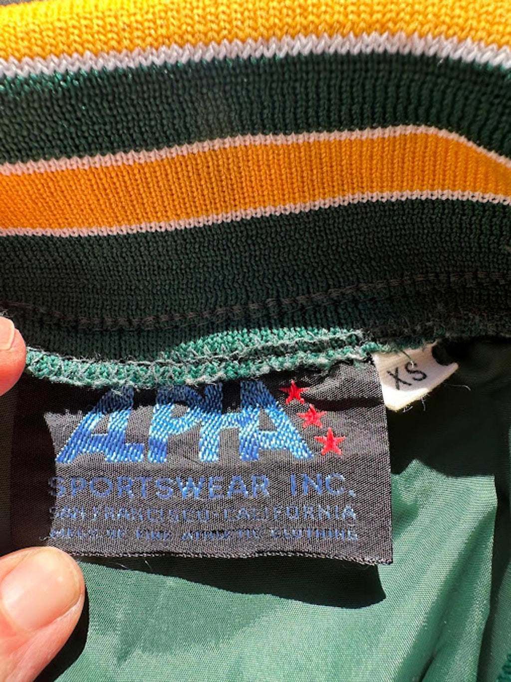 Vintage Oakland A’s Pullover Jacket XS